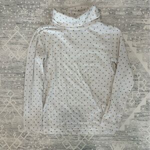 Jcrew Factory girls gold dot turtleneck